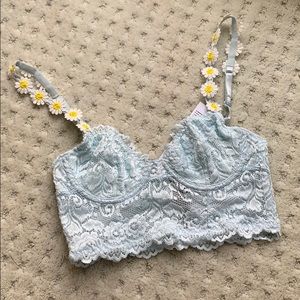 Urban Outfitters Barrymore Daisy Bralette NWT